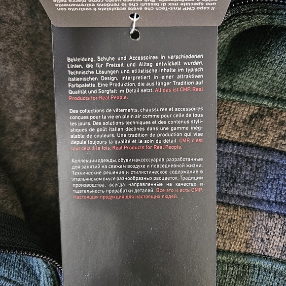 CMP Fleece Jacket Size 2XL (54), Brown/Green/Blue - Picture 11 of 16